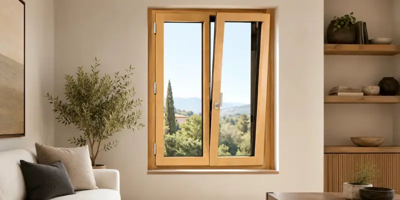 Fenêtre mixte bois-aluminium
