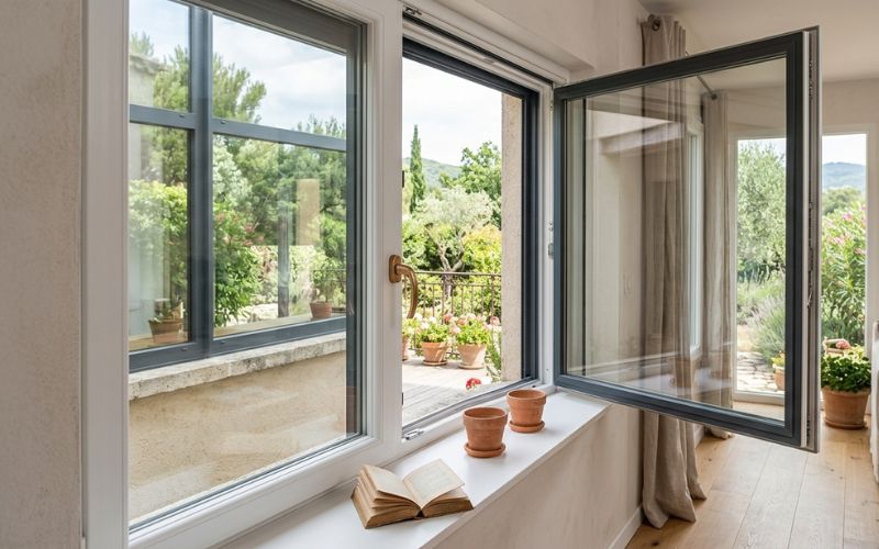 Fenêtre mixte PVC-aluminium