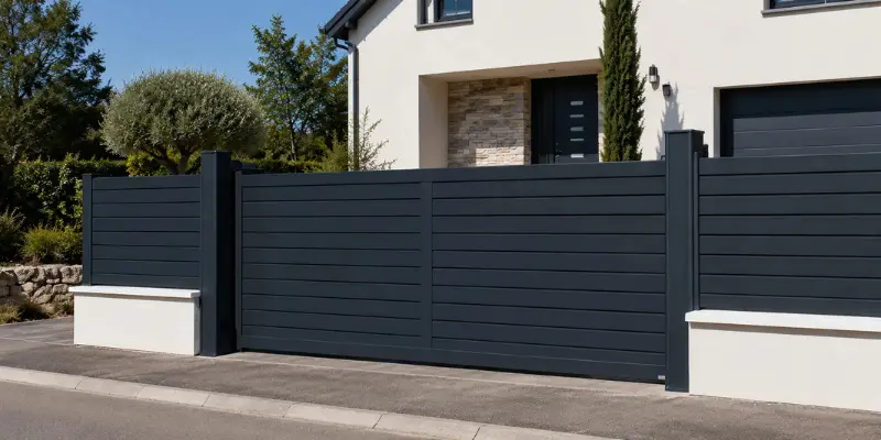 Portail d'entrée de propriété